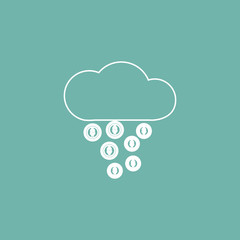 Money rain icon