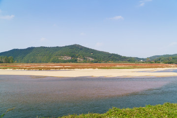 View of Nakdong river from Hahoe village