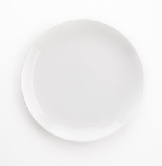 dish isolated on white background