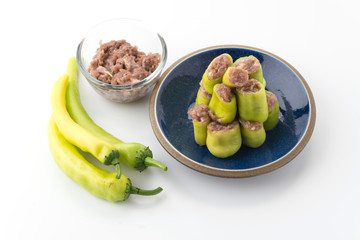 Pork Stuffed Mini Bell Peppers