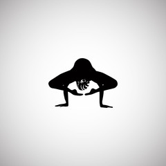 Yoga pose icon