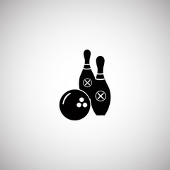 Bowling equipment icon