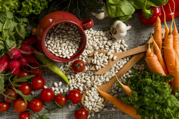 Fresh food on the table