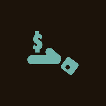 Money and hand icon