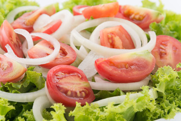Fresh vegetables salad