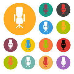 Office chair icon