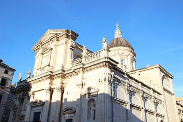 Fototapeta na wymiar Cathedral in Dubrovnik, Croatia 