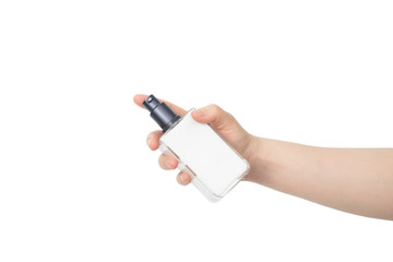 hand hold sqaure lotion bottle