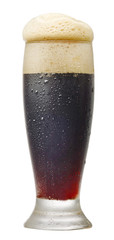glass of dark beer
