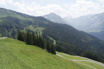 Fototapeta na wymiar mountains of bregenz