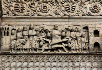 il miracolo del ponte crollato; Duomo di Fidenza