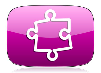 puzzle violet icon