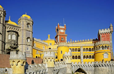 Fototapeta na wymiar Pena National Palace, Sintra, Portugal