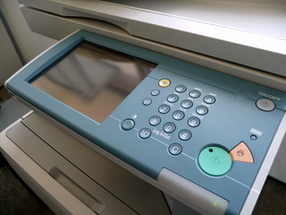 Arbeiten am Kopierer