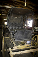 Antique Horse Buggy with Cover