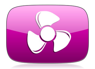fan violet icon