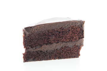 Chocolate cakes isolated