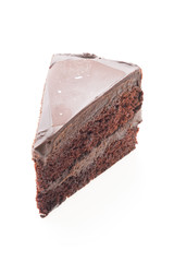 Chocolate cakes isolated