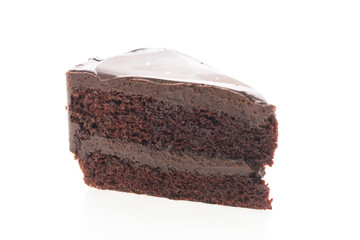 Chocolate cakes isolated