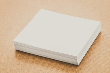 Fototapeta premium White paper mock up