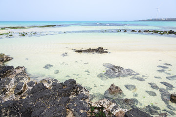 Woljeongri beach in Jeju Island