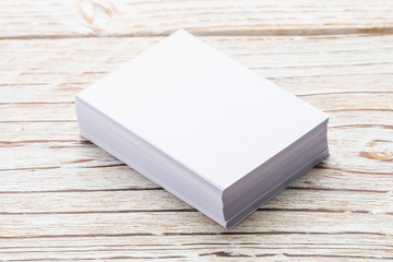 Fototapeta premium Blank white paper