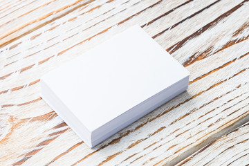 Fototapeta premium Blank white paper