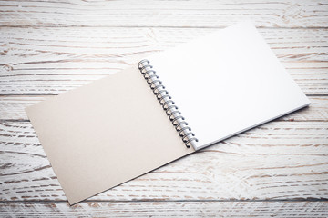 Blank white paper