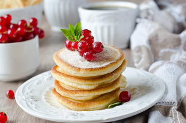 Pancakes with berries