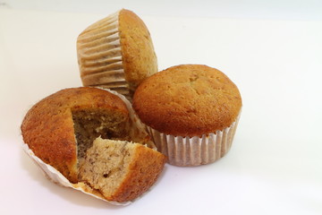 Banana cup cake