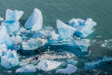 Icebergs near Perito Moreno glacier, Argentina