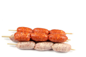 brochettes de saucisses et merguez 25062015