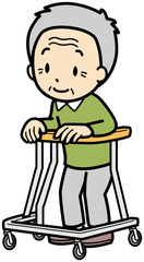 イラスト集 最新のhd歩行 器 イラスト