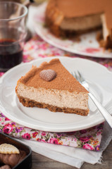 A Slice of Spiced Coffee Cheesecake
