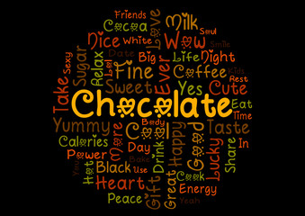 Chocolate Word Cloud