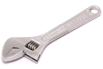 Heavy Duty Spanner on White Background