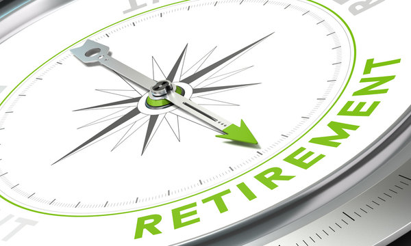Retirement Plan, Concept Compass Image