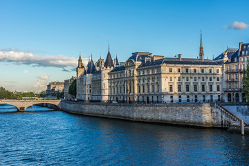 Obraz premium Castle Conciergerie - former royal palace and prison. Paris.