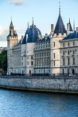 Obraz premium Castle Conciergerie - former royal palace and prison. Paris.