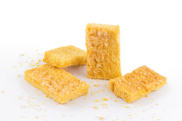 Crispy bread with sugar