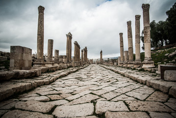 Jerash, ancient ruins of roman empire. Jordan