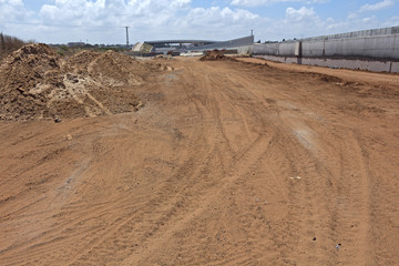 Paving a new road.
Laying of new high-speed roads in Israel.
