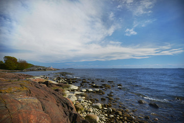 Baltic seashore in the summer