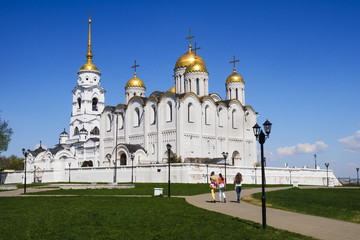 Fototapeta na wymiar Assumption Cathedral in Vladimir, Russia