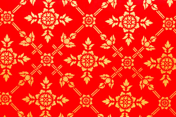 Thailand pattern background in Temple