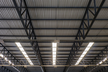 Metal roof structure and Channel light