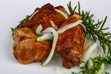 Grilled pork