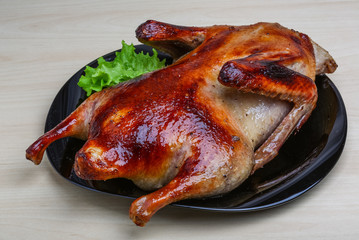 Roasted duck