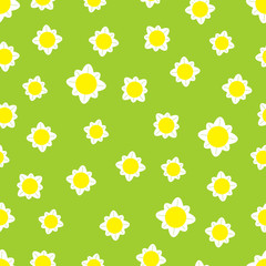 Background with chamomiles