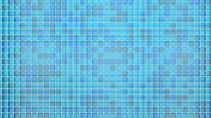 blue tiles background frontal view